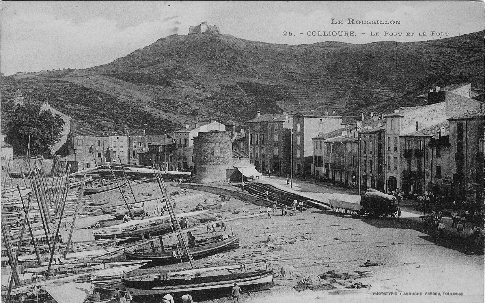 plage du Port d'Avall avant-guerre