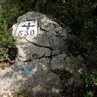 Borne 537-Puigcomté, Portella de Jean Gourmand (Coustouges-Albanya)