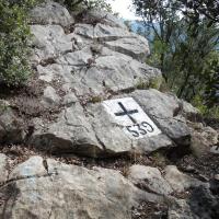 Borne 539-Puigcomté, Portella de Puigcomté (Coustouges-Albanya)
