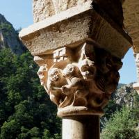 Casteil_Abbaye Saint-Martin du Canigou Xe_Cloître