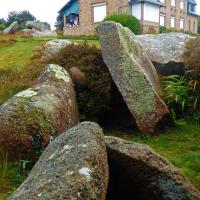 Trégastel (Côtes d'Armor)_Dolmen de l'Île Renote