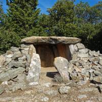 Villeneuve-Minervois (11)_Dolmen du Vieil Homme ou Palet de Roland