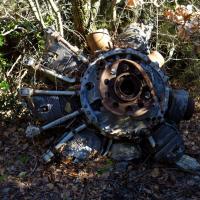 La Jonquera_Puig de les Canals au-dessus de Cantallops_Restes du crash du DC6 en 1986