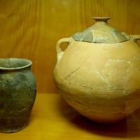 Ruines ibériques d'Ullastret_Musée_Vasz en céramique commune
