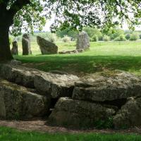 Oppagne (Durbuy, province du Luxembourg)_Dolmen d'Oppagne et menhirs associés